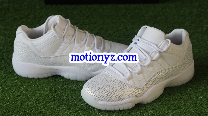 Air Jordan 11 Low GS Frost White PRM Heiress